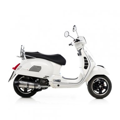 Slip-On GRANTURISMO RVS / Inox - Vespa GTS 300 SUPER / SUPERSPORT 2008-2015  - Leovince uitlaten