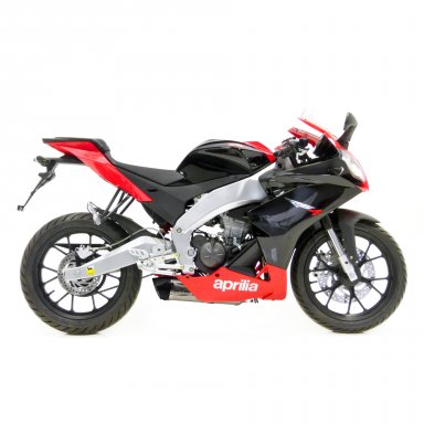 Slip-On LV ONE EVO RVS / Inox met Carbon eindkap - Aprilia RS4 125  2011-2016 - Leovince uitlaten